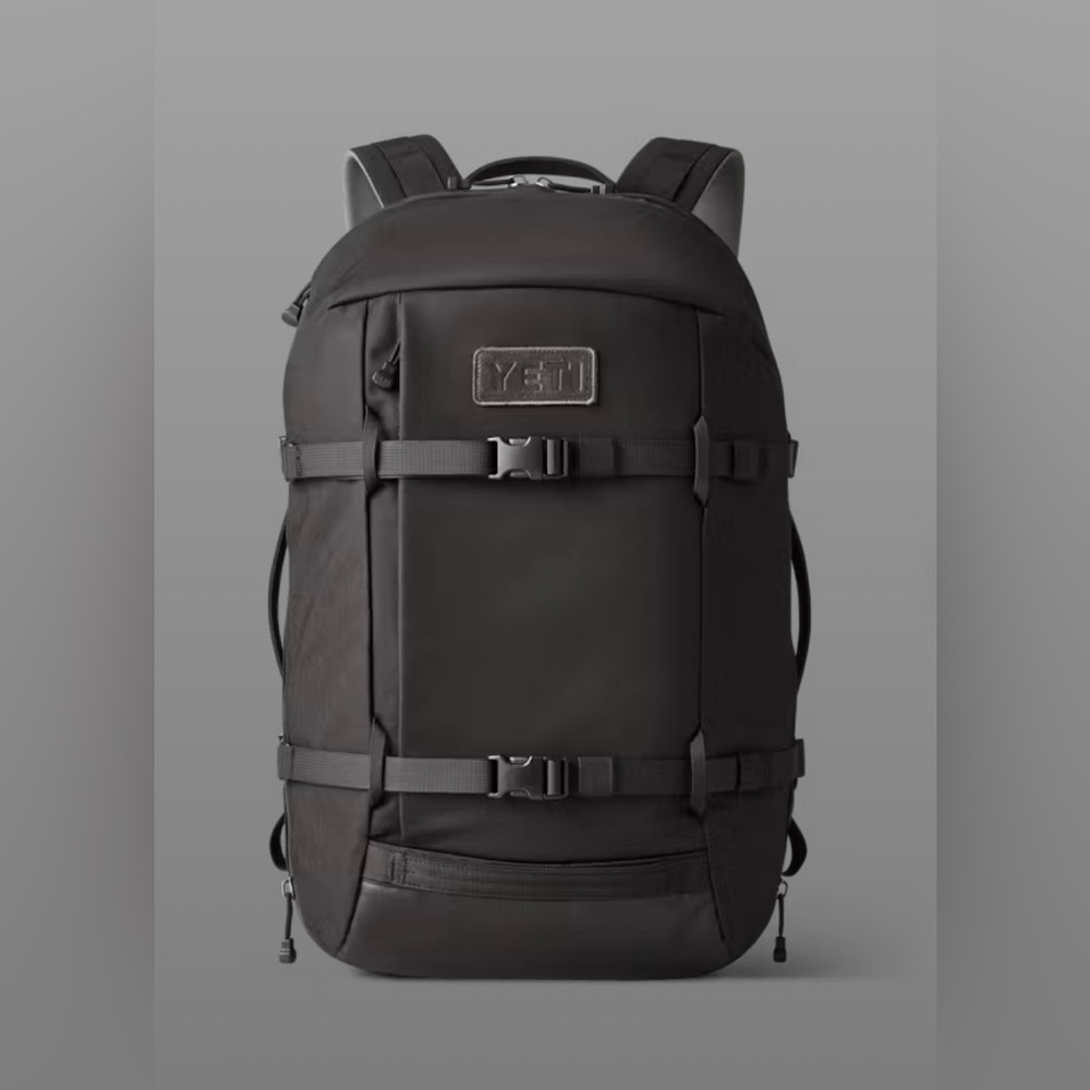 Yeti Black 27L Backpack with Modern Design and Water-Resistant Material